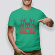 Gorilla Flames Rockstar T-shirt Unisex Cotton Tshirt