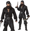 COLDKER Adult Men Halloween Costume Priate Cosplay Clothing Male's Uniform Fancy Party Cloth