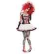 Halloween Clown Circus Costume Quinn Ladies Harley Jester Fancy Dress Outfit