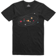 Mens T Shirt Solar System Google Map Funny Geek Regular Fit
