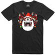 Men's Christmas T Shirt Funny Santa Beholder Dungeons and Dragons Monster Retro