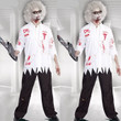 Halloween cosplay horror bloody chainsaw crazy devil male party costume vampire zombie demon costume suitable for any figure