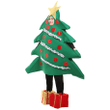 2022 Unisex Christmas Doll Green Cosplay Clothes Sets Funny Tree Shaped Stage Performance Costume+Gift Shaped Shoes Accessories