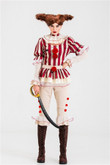 New Halloween Masquerade Stage Performance Clown Adult Female Clown Costume