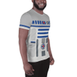 Droid Running Costume Men's Athletic T-shirt