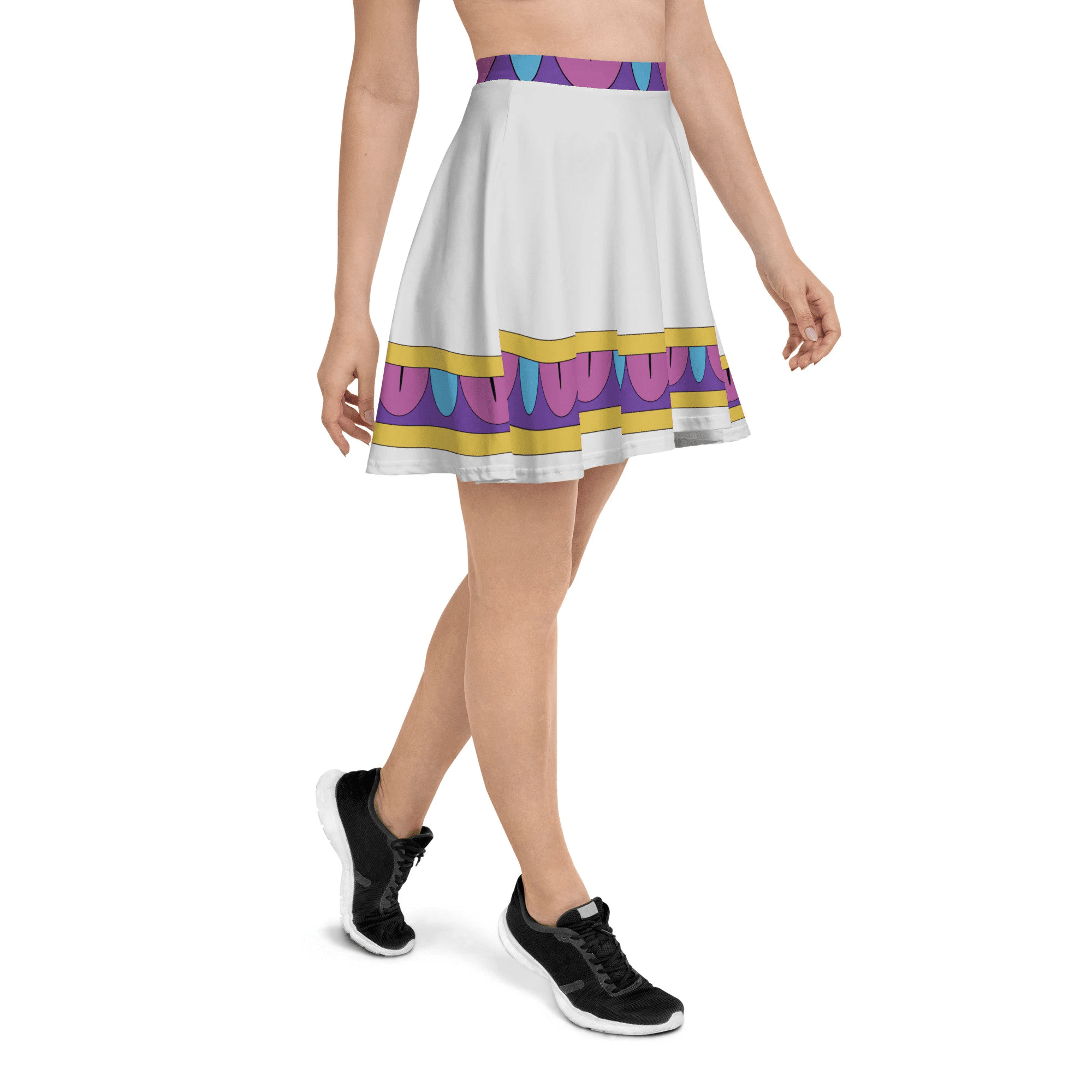 Enchanted Teapot Running Costume Skater Skirt