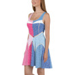 Pink and Blue! New Design Sleeping Beauty Princess Running Skater Dress