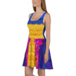 The Exotic Bird Adventure is Out There Up Running Costume Skater Dress