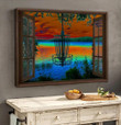 Disc Golf Window View Canvas HY210210