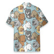 3D Pitbull Dogs Beach Shorts Swim Trunks Hawaiian Shirt QT205208Lb