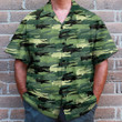 3D Crocodile Camo Unisex Hawaiian Shirt QT211006Lb
