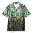 Homesizy Monkey Tropical Pattern Hawaiian Shirt