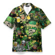 Homesizy Irish St Patrick's Day Men's Button's Up Shirts Hawaiian Shirt