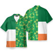 Homesizy Irish Saint Patrick's Day Men's Button's Up Shirts Hawaiian Shirt