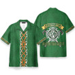 Homesizy Firefighter Irish Braitre Thar Gach Ni Green Cross Axes Hawaiian Shirt