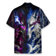 Homesizy  Fantasy Galaxy Wolf Hawaiian Shirt
