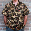 Homesizy Pug Awesome Funny Button's Up Shirts Hawaiian Shirt