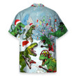 Dinosaur Christmas Hawaiian Shirt