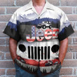 3D Jeep American Flag Hawaiian Shirt