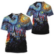 Harry Potter Vangogh Starry Night Style Art - 3D Tshirt