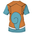 Pokemon Squirtle Cosplay Costume - 3D Tshirt