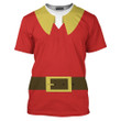 Gaston Beauty And The Beast Cosplay Costume - 3D Tshirt