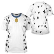 Perdita 101 Dalmatians Pongo And Perdita Couple - 3D Tshirt