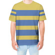 Ness Stripes Smash Ultimate Cosplay Costume - 3D Tshirt