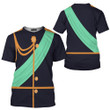 The King Of Maldonia The Princess And The Frog Cosplay Costume - 3D Tshirt