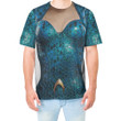 Mera Cosplay Costume Aquaman - 3D Tshirt