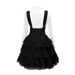 5XL Women Classic Lolita Dress Vintage Inspired Outfit Cosplay Anime Girl Black Long Sleeve Knee Length Plus Size Shirt Dress