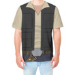 Han Solo 3D Printed Star Wars Custom Cosplay Costume Short Sleeves Tshirt QT207145