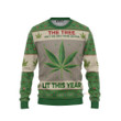 New Lit This Year Weed Ugly Christmas Sweater