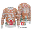 Gingerbread House Ugly Christmas Sweater for Adults