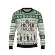 Proper Twelve Irish Whiskey Ugly Christmas Sweater