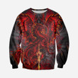 3D All Over Printed Red Dragon Clothes