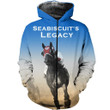 3D All Over Printed Seabiscuit Racing Horse Shirts and Shorts
