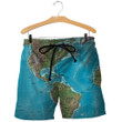 3D All Over Printed World Map Shirts and Shorts