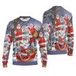 Christmas Funny Santa Claus Happy Xmas Is Coming Art Style Type- Sweater QT308366