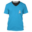 3D Star Trek The Original Series 1966 1969 Blue Custom Tshirt QT210228Hf