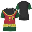 Teen Titan Robin Cosplay Costume - 3D Tshirt