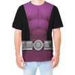 Teen Titan Beast Boy Cosplay Costume - 3D Tshirt