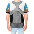 3D Teen Titan Cyborg TZip Custom Cosplay Costume Tshirt QT207289Hc