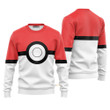 3D Pokemon Pokeball Custom Cosplay Costume Sweatshirt QT205156Hg