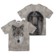 Wolf - 3D Kid Tshirt QT306206Hf