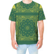 3D Snoop Green Bandana Custom Tshirt QT307224