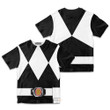 Black MIGHTY MORPHIN Power Ranger Custom Cosplay Costume Kid Tshirt QT212232Hf