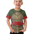 3D Raphael Raph TMNT Custom Cosplay Costume Kid Tshirt QT209326Hf