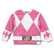 Pink MIGHTY MORPHIN Power Ranger Custom Cosplay Costume Kid Sweatshirt QT207452Hf