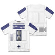 3D R2D2 Custom Cosplay Costume Kid Tshirt QT209404Hg